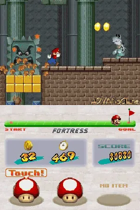 New Super Mario Bros. (Europe) (En,Fr,De,Es,It) (Demo) (Kiosk, Y78P) screen shot game playing